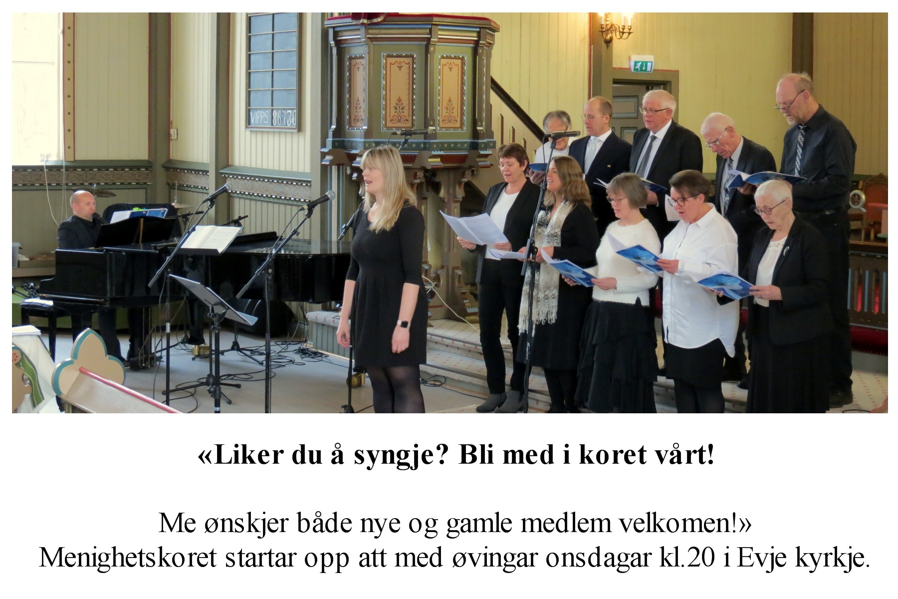 menighetskoret starter opp igjen 